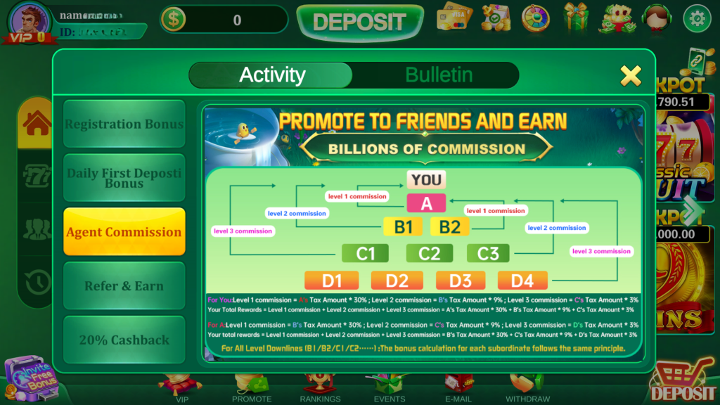 Winli Slots Referral Commission